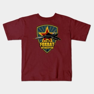 Mig-25 Foxbat Interceptor Kids T-Shirt